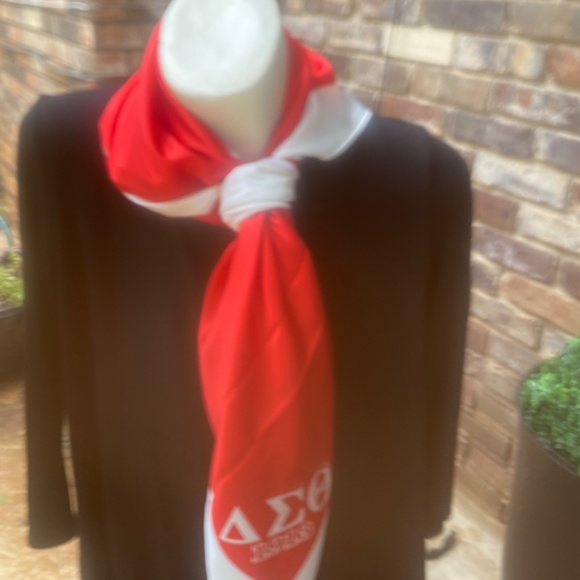 New Reversible  6 in 1 Delta Sigma Theta scarf - Picture 5 of 11